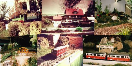 Gartenbahn im Haus
